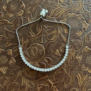 Pandora Silver Bracelet with Sparkling Stones